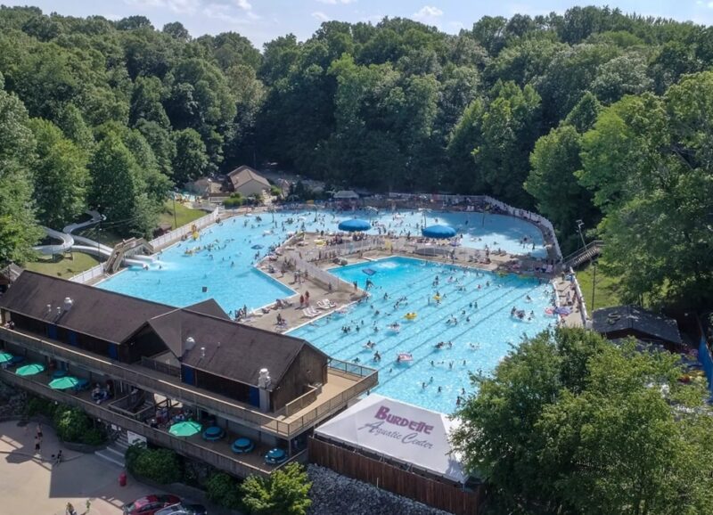 Aerial view of the Burdette Park 