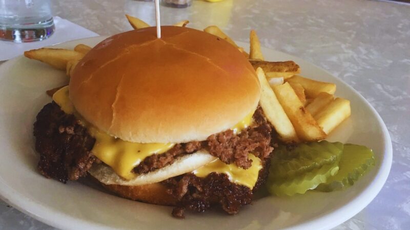 Classic Cheeseburger with Extra Pickles at The Workingman’s Friend