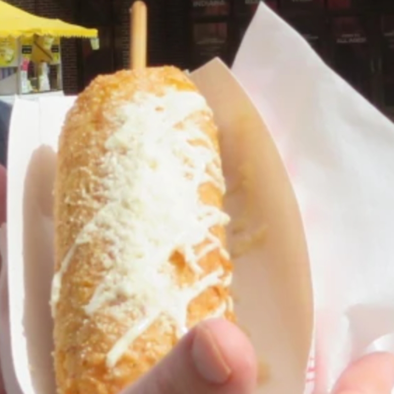 Deep Fried Corn on a Stick