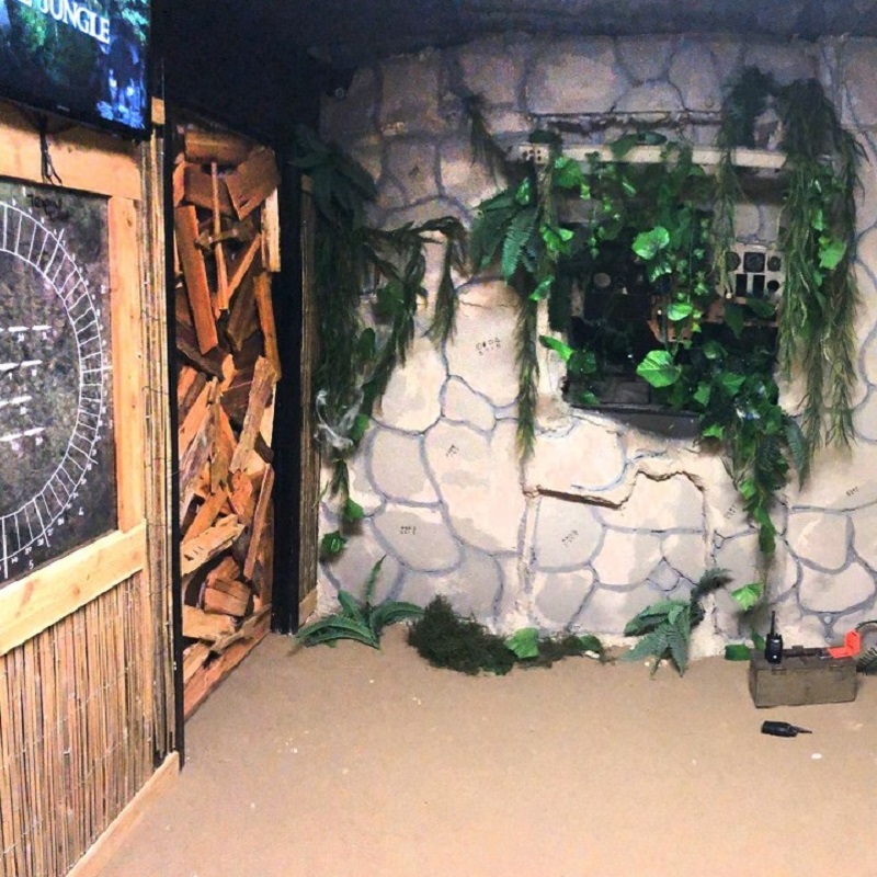 Interior of the Escape Room in Evansville