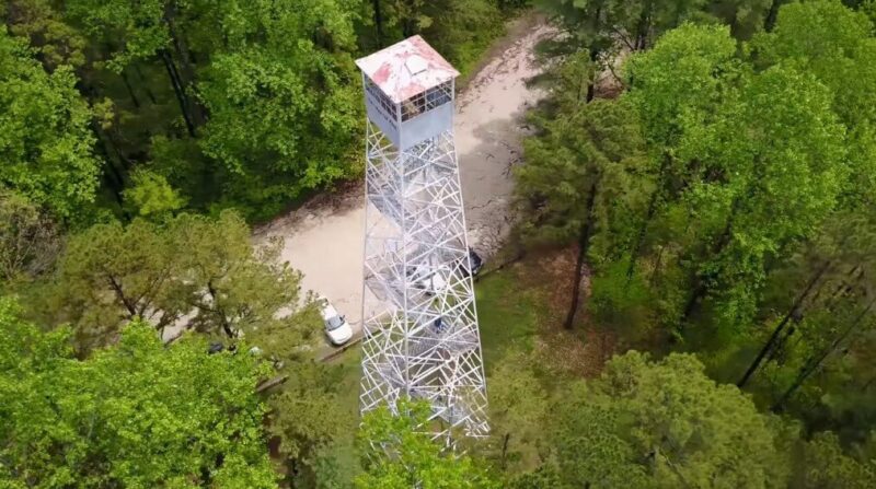 Hickory Ridge Fire Tower sunset