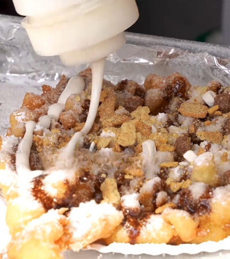 Funnel Cake at the Indiana State Fair