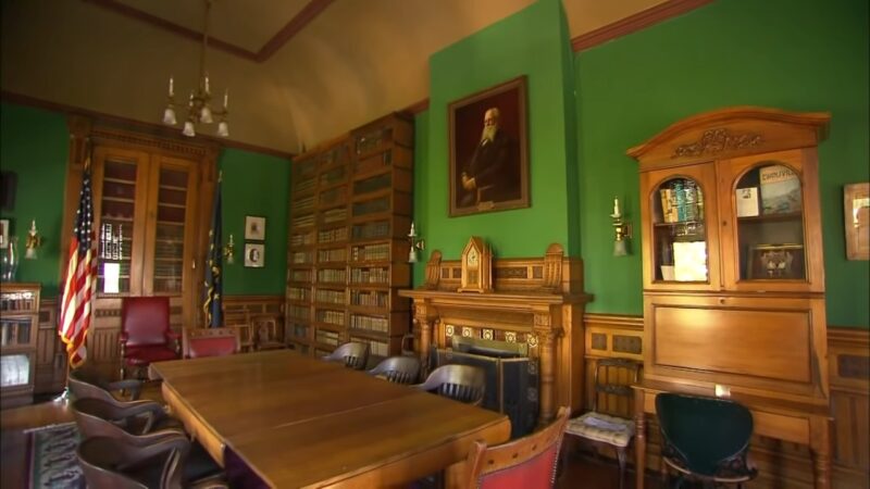 Interior of the Willard Library Evansville